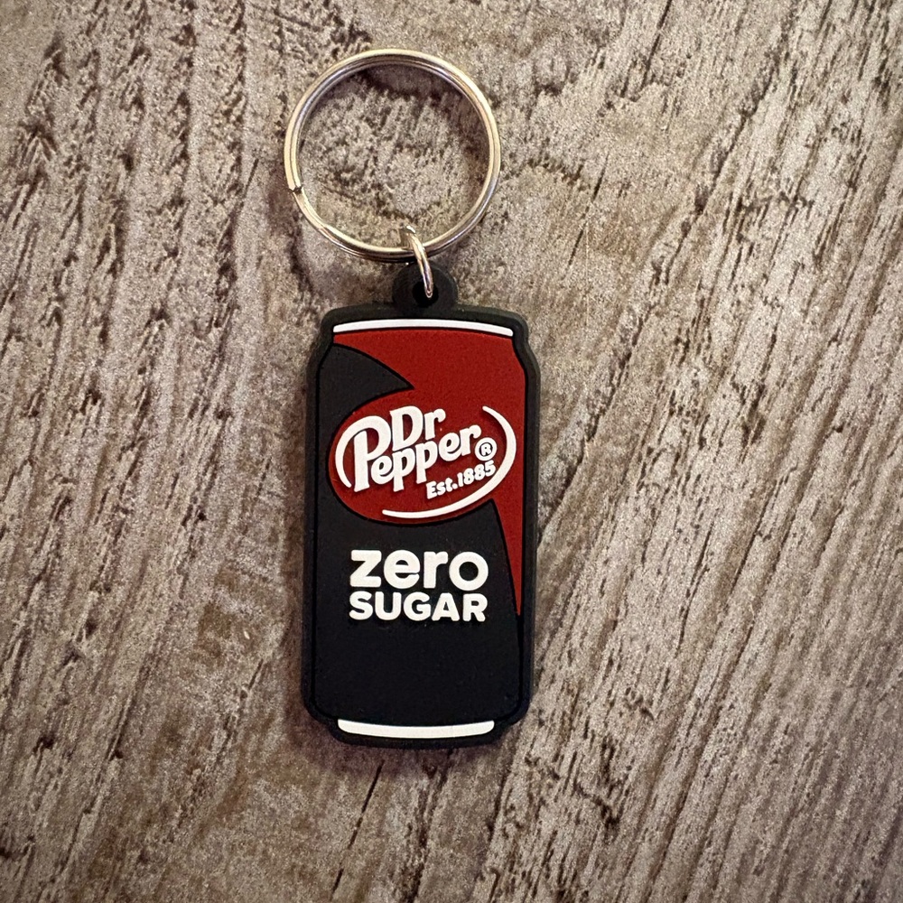 Dr. Pepper Zero Sugar Keychain